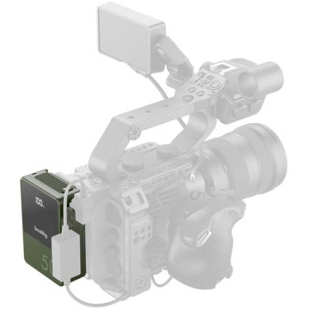 SmallRig 4872 VB50 Mini - akumulator V-Mount, 6800mAh, 99Wh, D-Tap, USB-A, USB-C, zielony_4